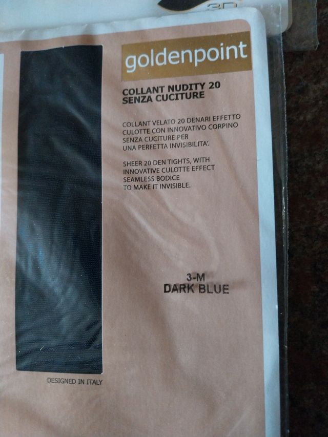 2 collant donna uomo TG 3 medium