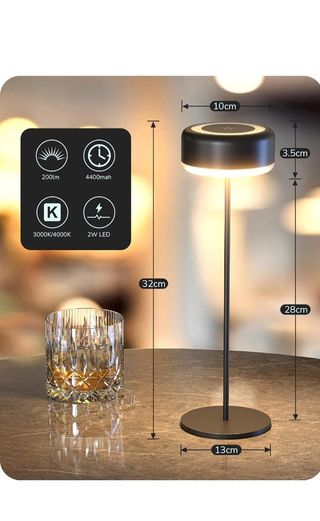 Lampada ricaricabile senza fili Edishine