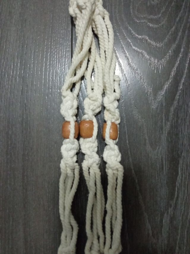 Porta macetas macramé