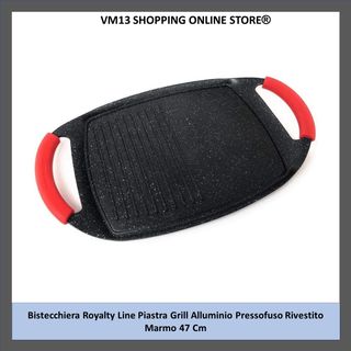 Bistecchiera Piastra Grill Alluminio Pressofuso 47