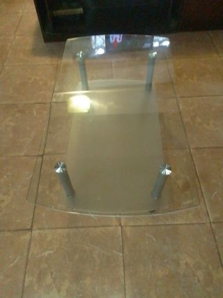 Mesa de cristal templado