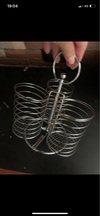 Porta bicchieri acciao