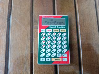 Calculadora Traductor Español-Ingles ,Vintage