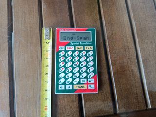 Calculadora Traductor Español-Ingles ,Vintage
