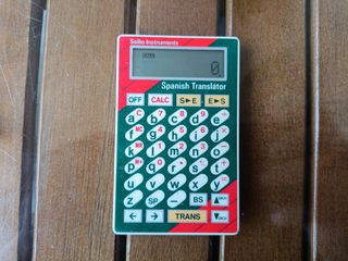 Calculadora Traductor Español-Ingles ,Vintage