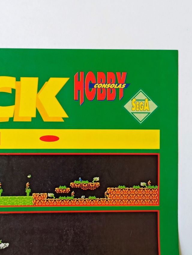 POSTER MAPA CHUCK ROCK HOBBY CONSOLAS