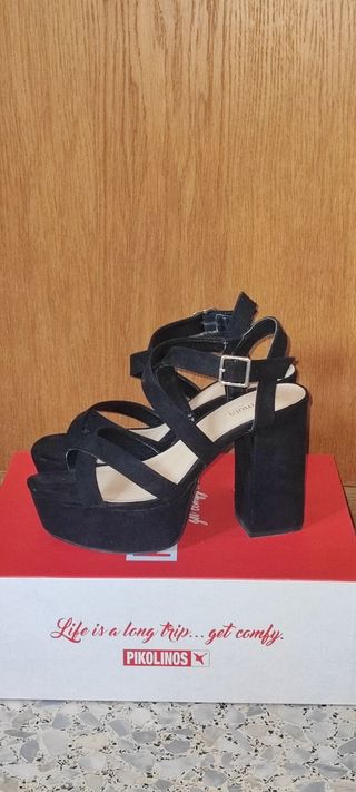 Zapatos tacón plataforma graduación boda