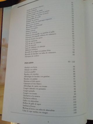 Libro de cocina, Karlos Arguiñano, El menú de c