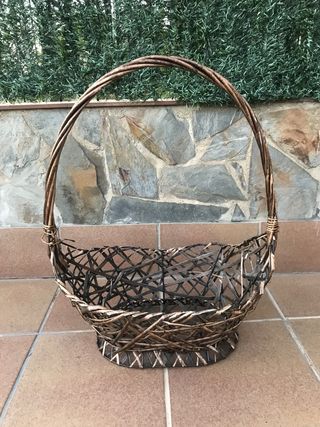 Cesta mimbre grande 52 cm