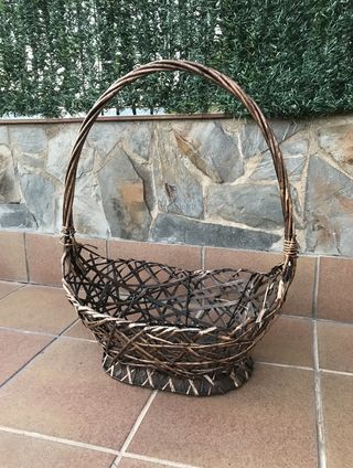 Cesta mimbre grande 52 cm