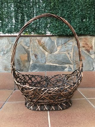 Cesta mimbre grande 52 cm