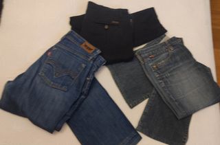 Tres vaqueros vintage de buenas marcas