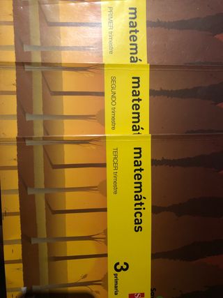Matematicas 1,2y3 trimestre 3 primaria