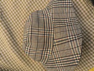 sombrero cuadros reversible