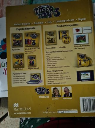 Tiger team libro de inglés 3 primaria