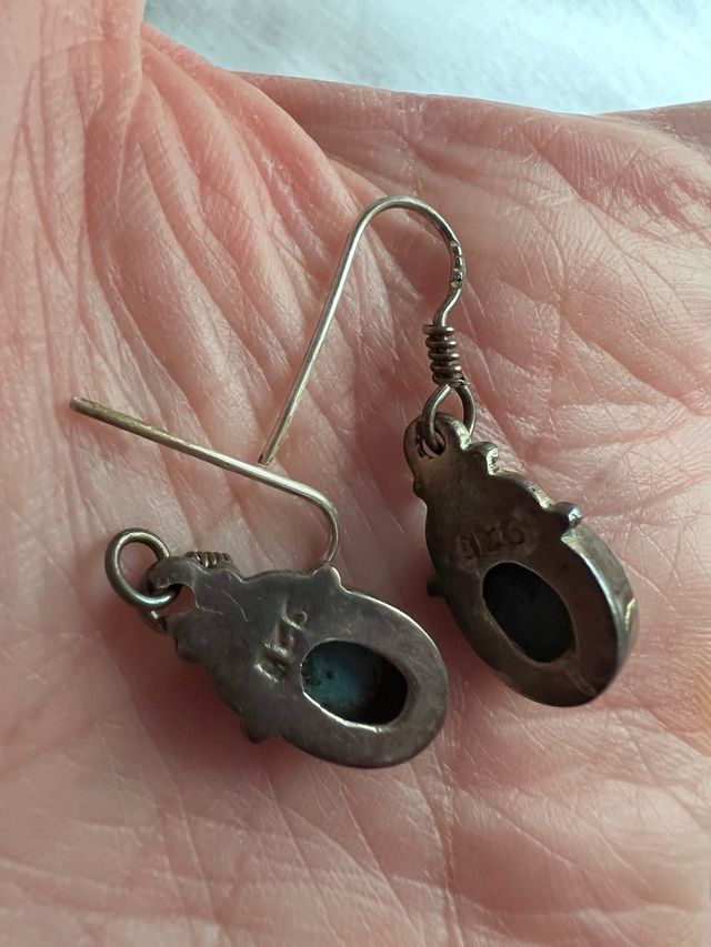 Orecchini argento con pietra Turchese