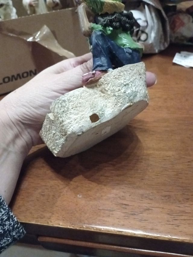 portacenere resina alto 12 centimetri