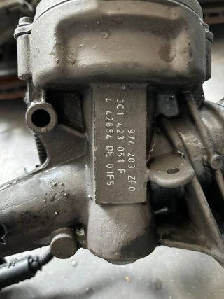 Cremallera y semi eje delantero Vw passat 