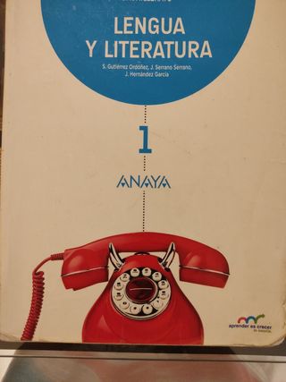 Lengua y literatura 1 bachillerato anaya