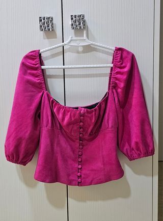 Blusa uterque piel ante 