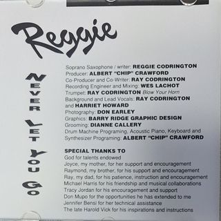Reggie - Never Let You Go [1990]