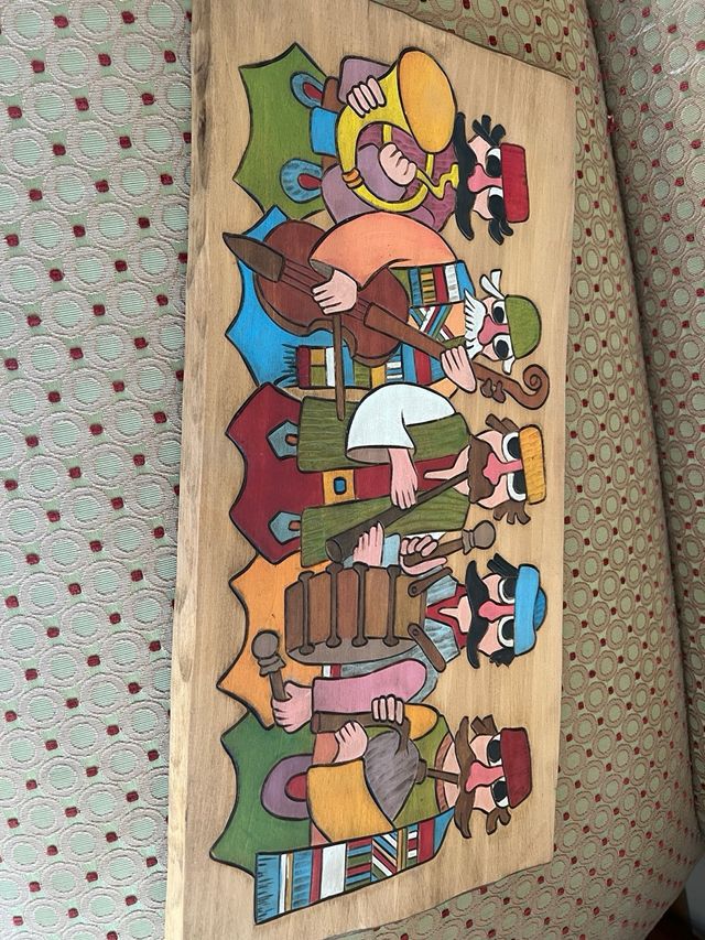 Quadro dipinto su legno