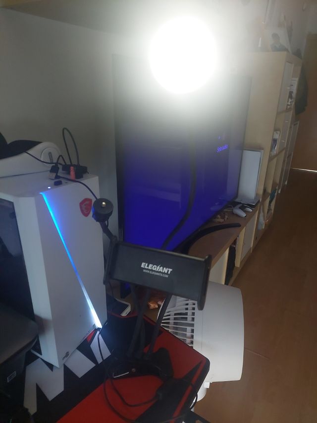 Aro luz con pinza y acople movil