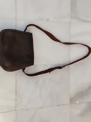 Bolso de piel auténtica