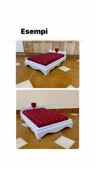 Lettino per cani personalizzato in legno cuccia