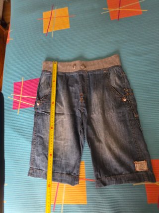 Lote bermudas vaqueras niño talla 12-14 años