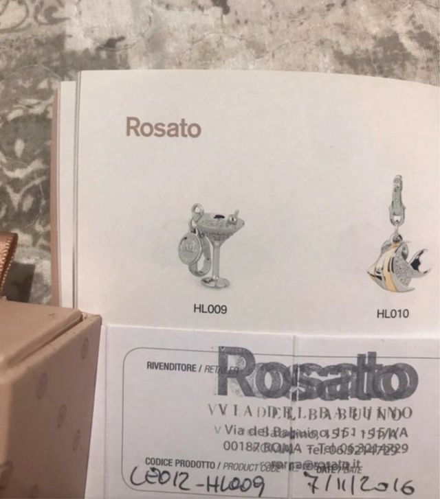 Rosato gioielli charm cocktail 🍸