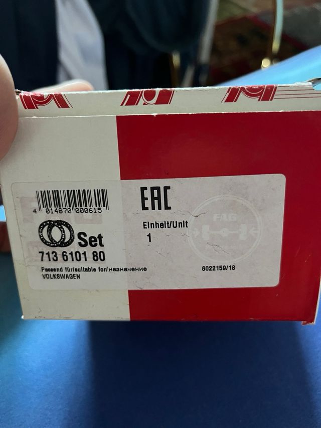 kit Cuscinetto  nuovo ruota volkswagen Polo 