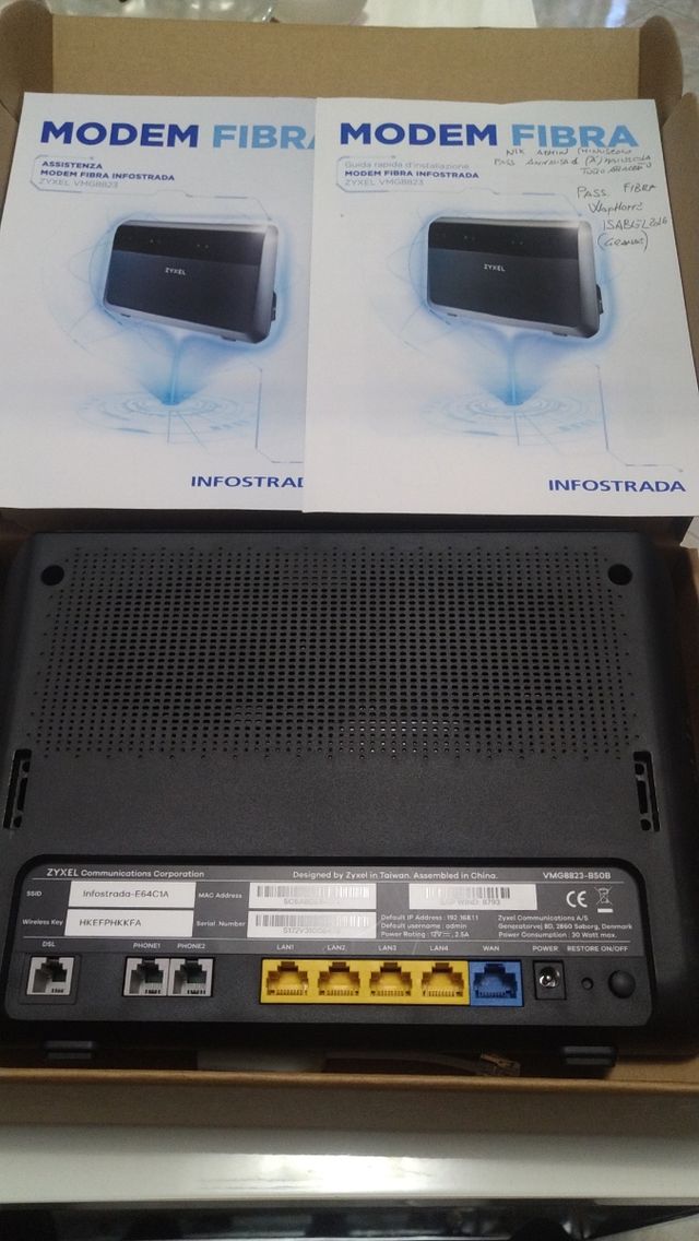 ZYXEL Modem Infostrada FIBRA Wireless