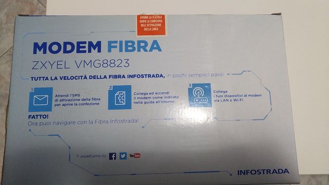 ZYXEL Modem Infostrada FIBRA Wireless