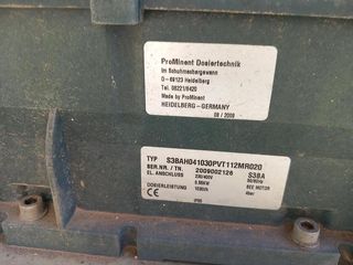 Bombas dosificadoras Prominent 1456