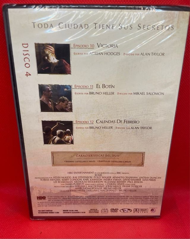 Serie Roma HBO Stagione 1 4 DVD 12 Episodi