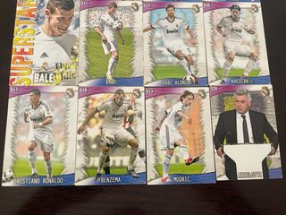 12 fichas cromos LaligaBBVA Real Madrid