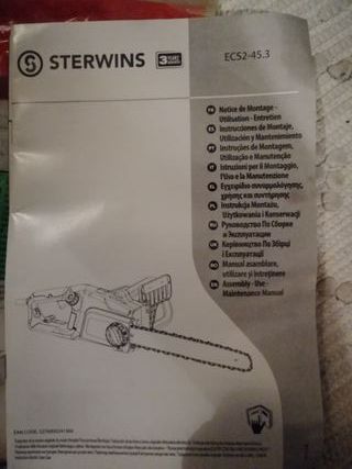 Motosserra elétrica, 2.400 W da STERWINS Ecs2-45.3