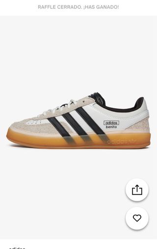 Adidas Gazelle x Bad Bunny blancas