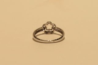 SORTIJA DE ORO BLANCO 18K/1.6Gr