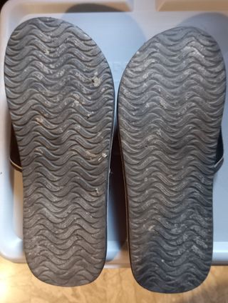 Ciabatte uomo defonseca usate nero vintage