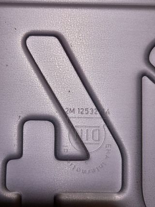 TARGA DOGANALE ORIGINALE SCADUTA UL04838