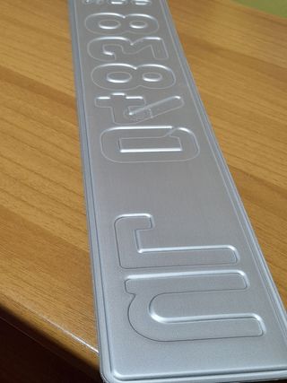 TARGA DOGANALE ORIGINALE SCADUTA UL04838