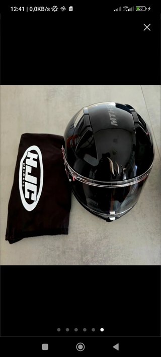 Casco de moto MTHELMETS talla S