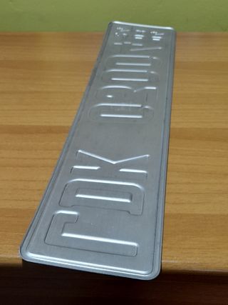 TARGA DOGANALE ORIGINAL SCADUTA LKD03004