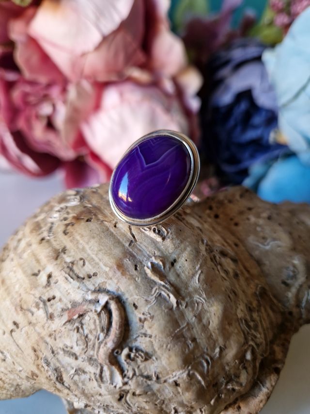 Anillo ágata de Botswana  precio unidad 