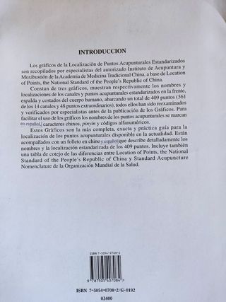 GRAFICO DE PUNTOS ACUPUNTURALES ESTANDARIZADOS DE CHINA