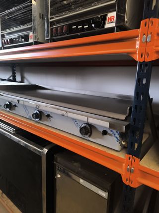 Plancha industrial a gas