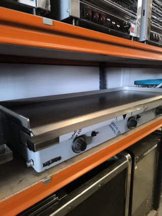 Plancha industrial a gas