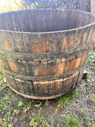 Tinozza in legno per vendemmia  Vintage